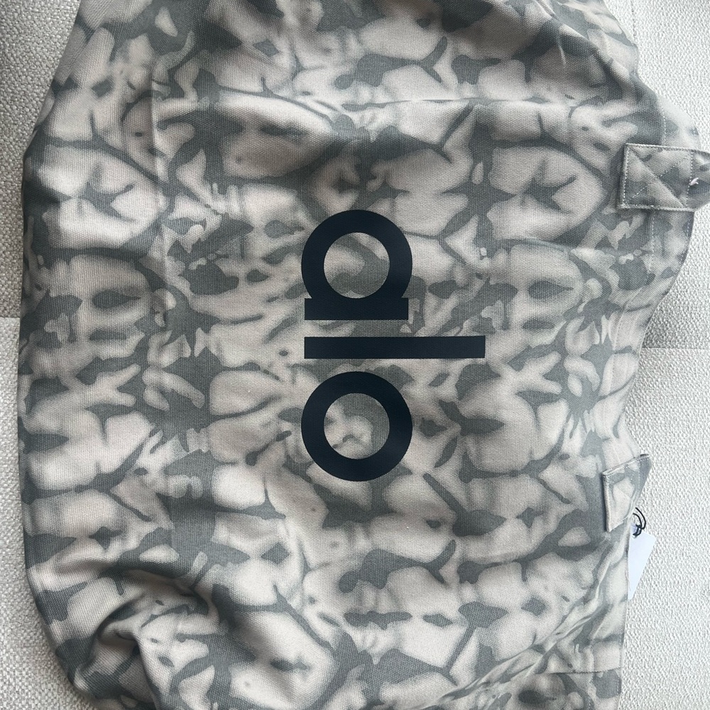 ALO Yoga Gray Tie-Dye Tote